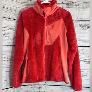 Columbia Fleece Jacket Womens Size Medium Full Zip Sherpa Outdoor Cozy